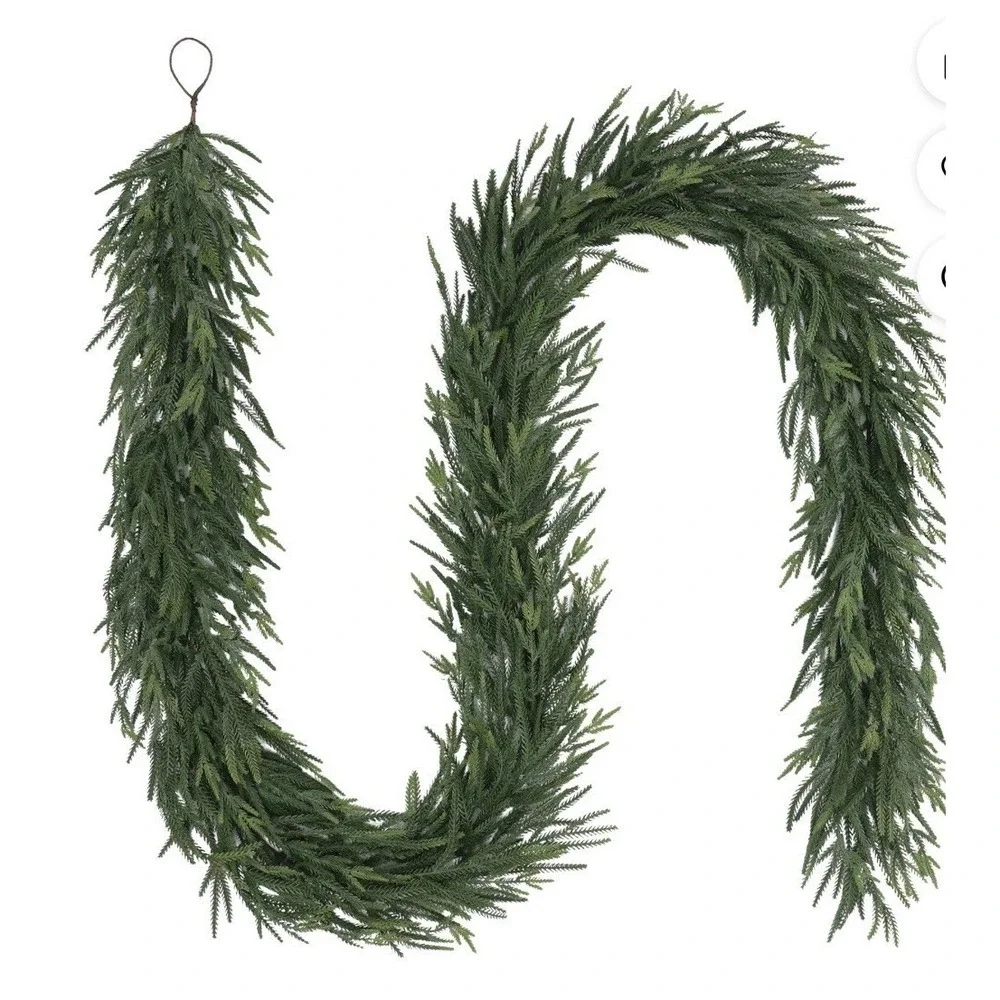 My Texas House 9ft Natural Feel Norfolk Artificial Christmas Garland